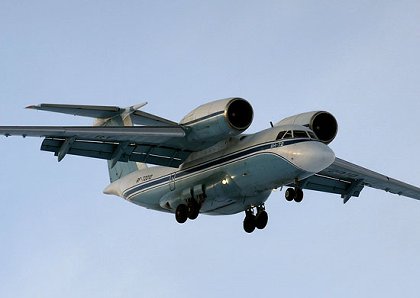 В Саратовскую область прибыл самолет Ан-72 после успешного завершения выполнения задач в Сирии